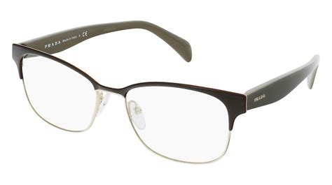 prada eyeglasses 0pr 65rv dho1o1 53|Prada VPR65R Rectangle Glasses .